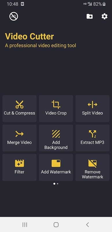 Video Cutter & Video Editor स्क्रीनशॉट 2