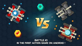 Battle.io Tank Battle Game ภาพหน้าจอ 0