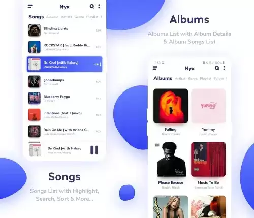 Nyx Music Player Ekran Görüntüsü 1