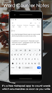 Word Counter Note CountablePad ဖန်သားပြင်ဓာတ်ပုံ 0