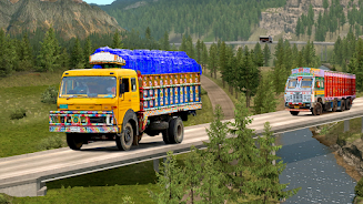 Indian Cargo Truck Simulator Schermafbeelding 1