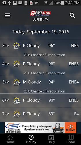 KTRE 9 First Alert Weather Captura de pantalla 1