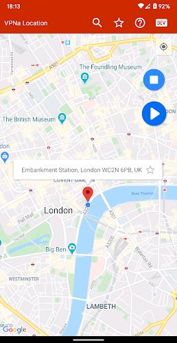 VPNa - Fake GPS Location Go Captura de tela 2