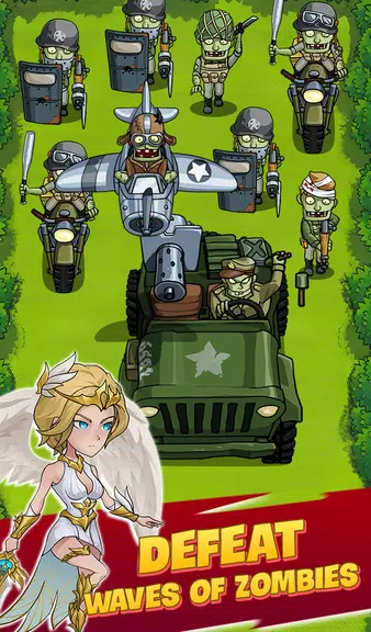 Zombie War Idle Defense Game Ảnh chụp màn hình 3