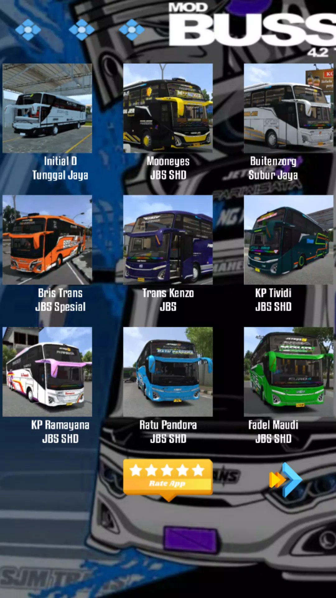 Mod Bussid 4.2 Terbaru Ảnh chụp màn hình 2