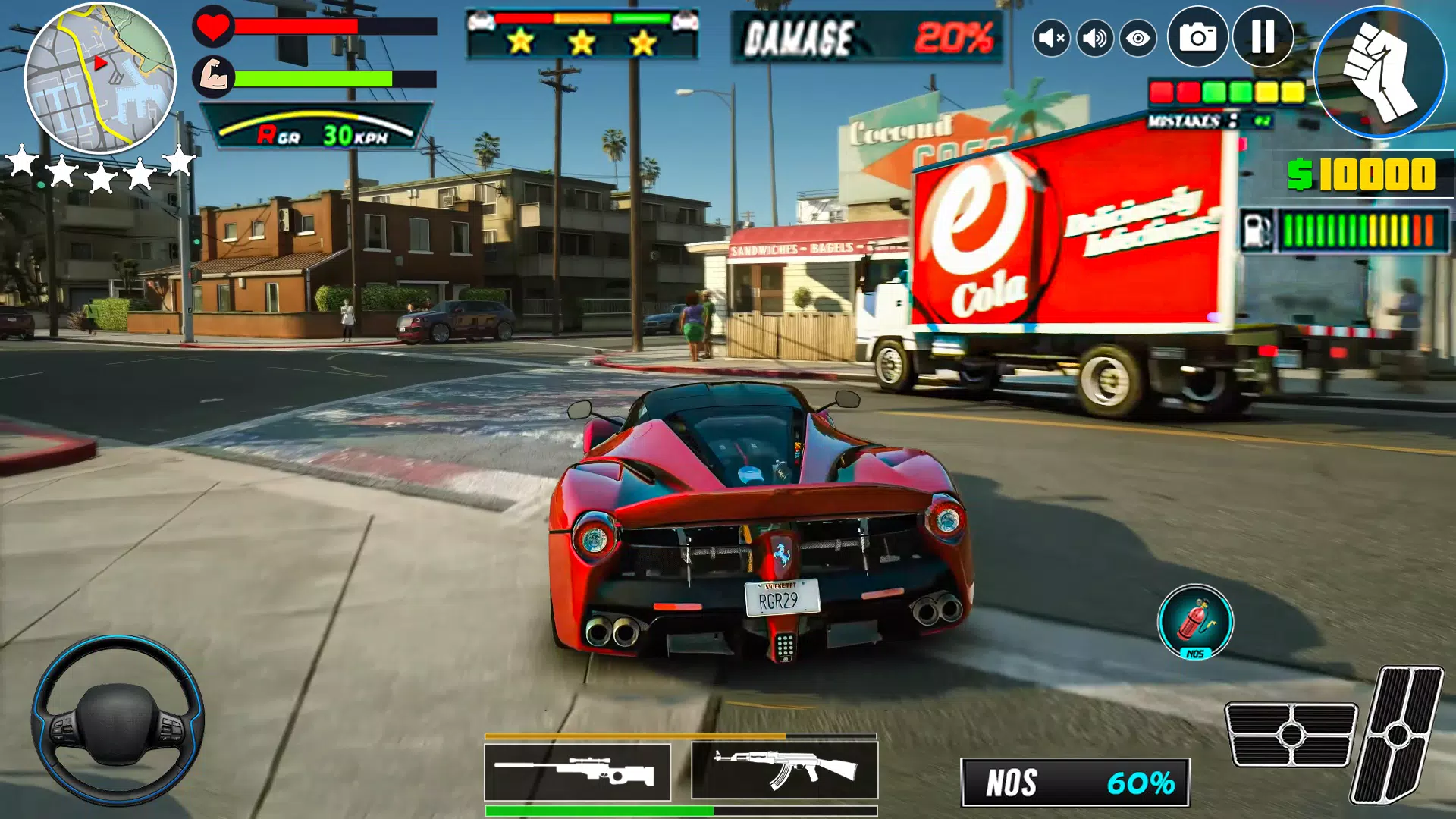 Vegas City Gangster Crime Game Tangkapan skrin 3