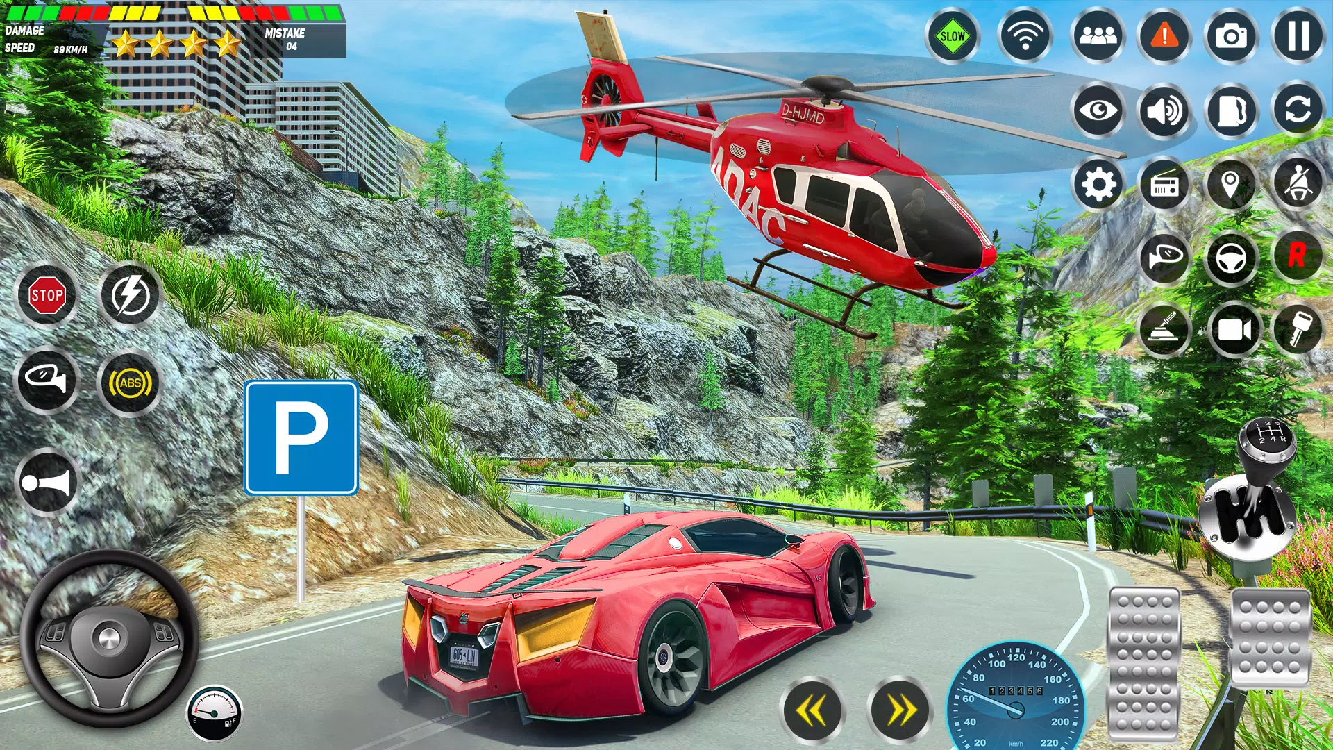 Modern Prado Parking Games 3D Скриншот 2