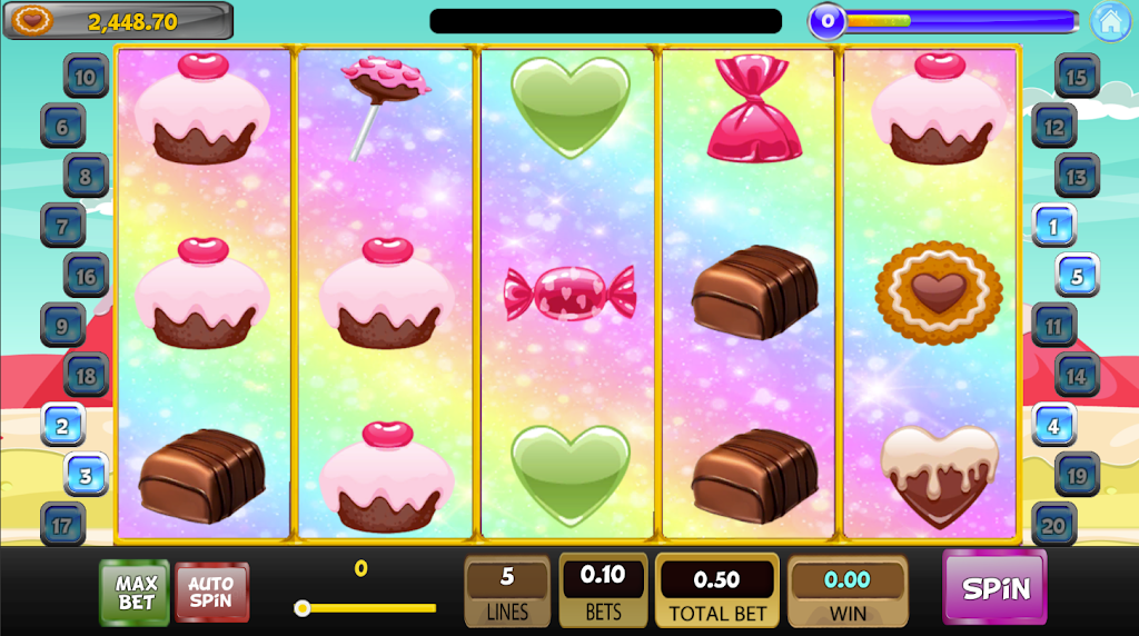 Candy Sweet Slot machine Ekran Görüntüsü 1