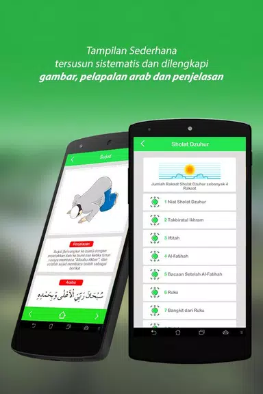 Tuntunan Sholat Lengkap +audio Captura de tela 1