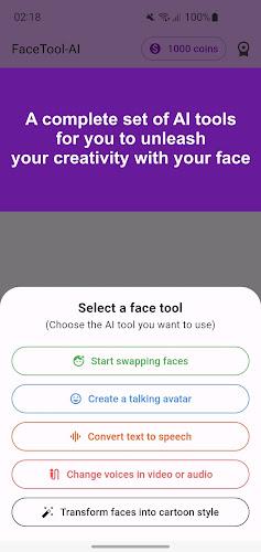 FaceTool:Face Swap&Voice Clone スクリーンショット 0