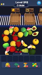 Food Match 3D: Tile Puzzle Ekran Görüntüsü 1