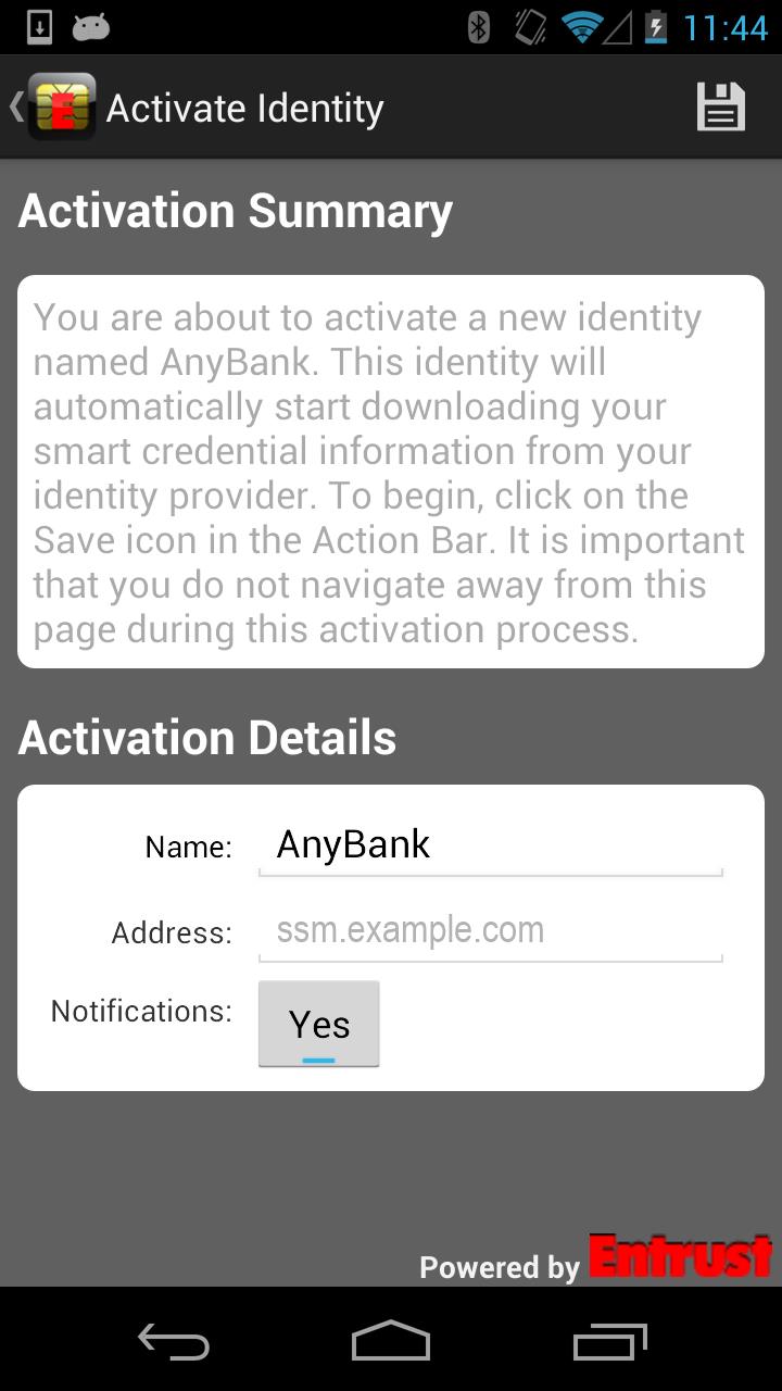 Entrust IG Mobile Smart Cred應用截圖第3張