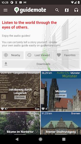 guidemate Audioguide-Plattform 스크린샷 3