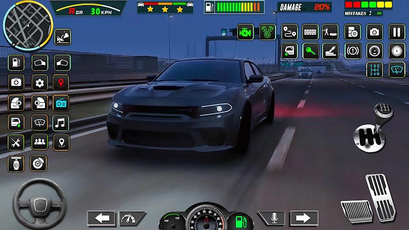 US Car Driving Simulator Game ภาพหน้าจอ 1