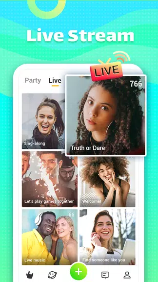 Schermata Ola Party - Live, Chat & Party 1