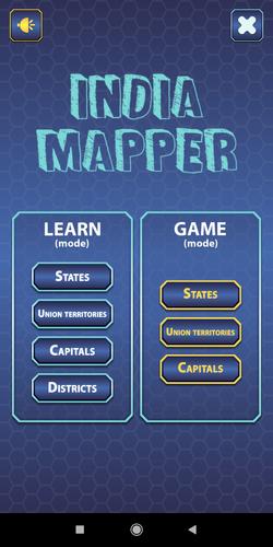 India Mapper-(India Map Game) 스크린샷 0