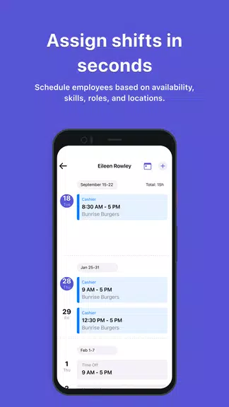 Camelo: Work Schedule Maker スクリーンショット 2