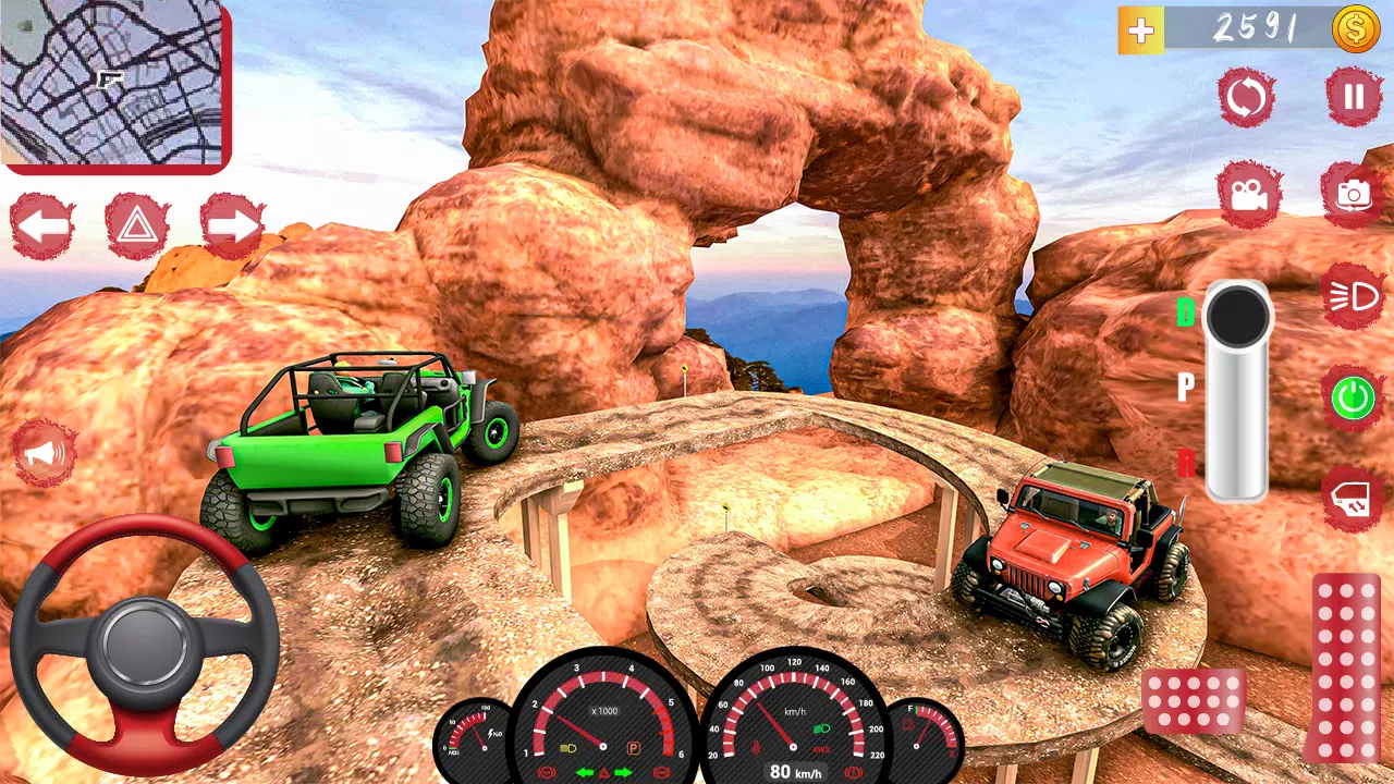 Mud Jeep Mud Driving Simulator Schermafbeelding 2