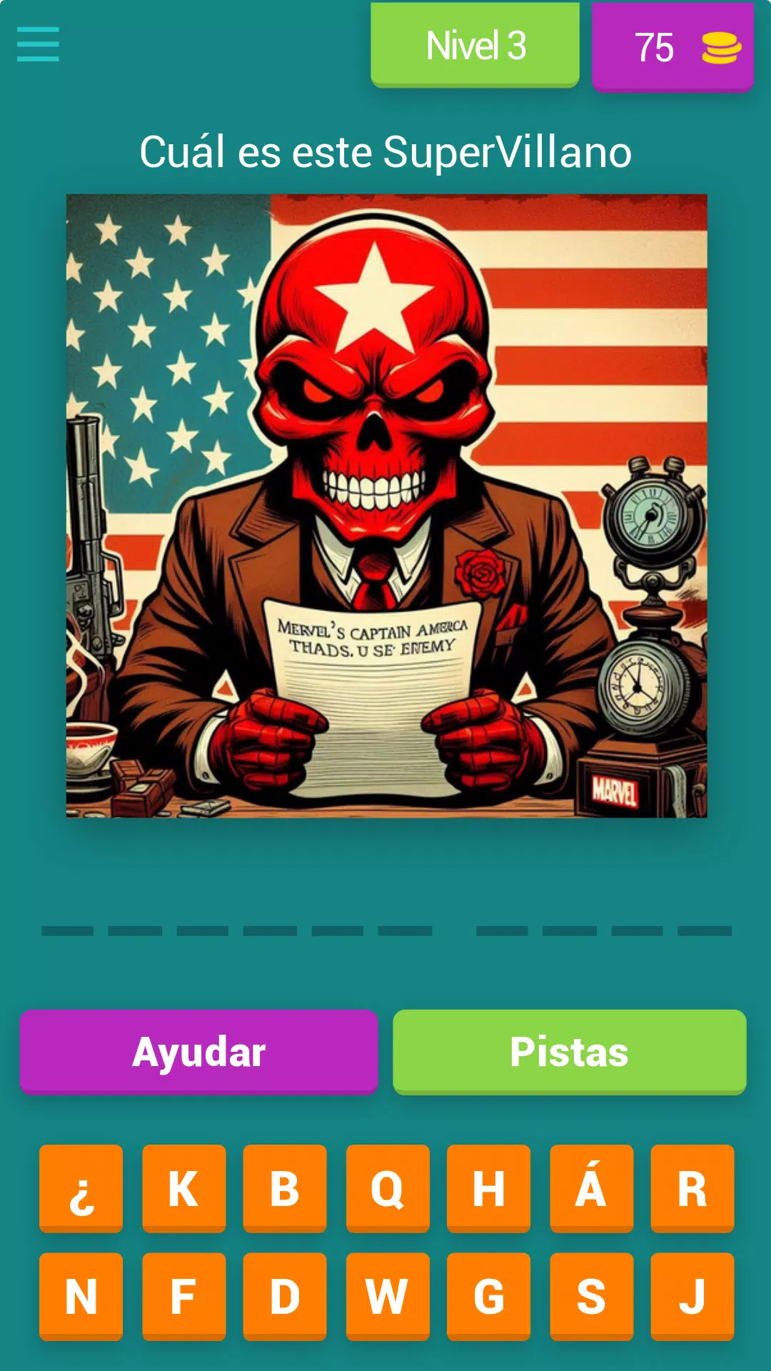 Schermata Super Guess: Edición Villanos 3