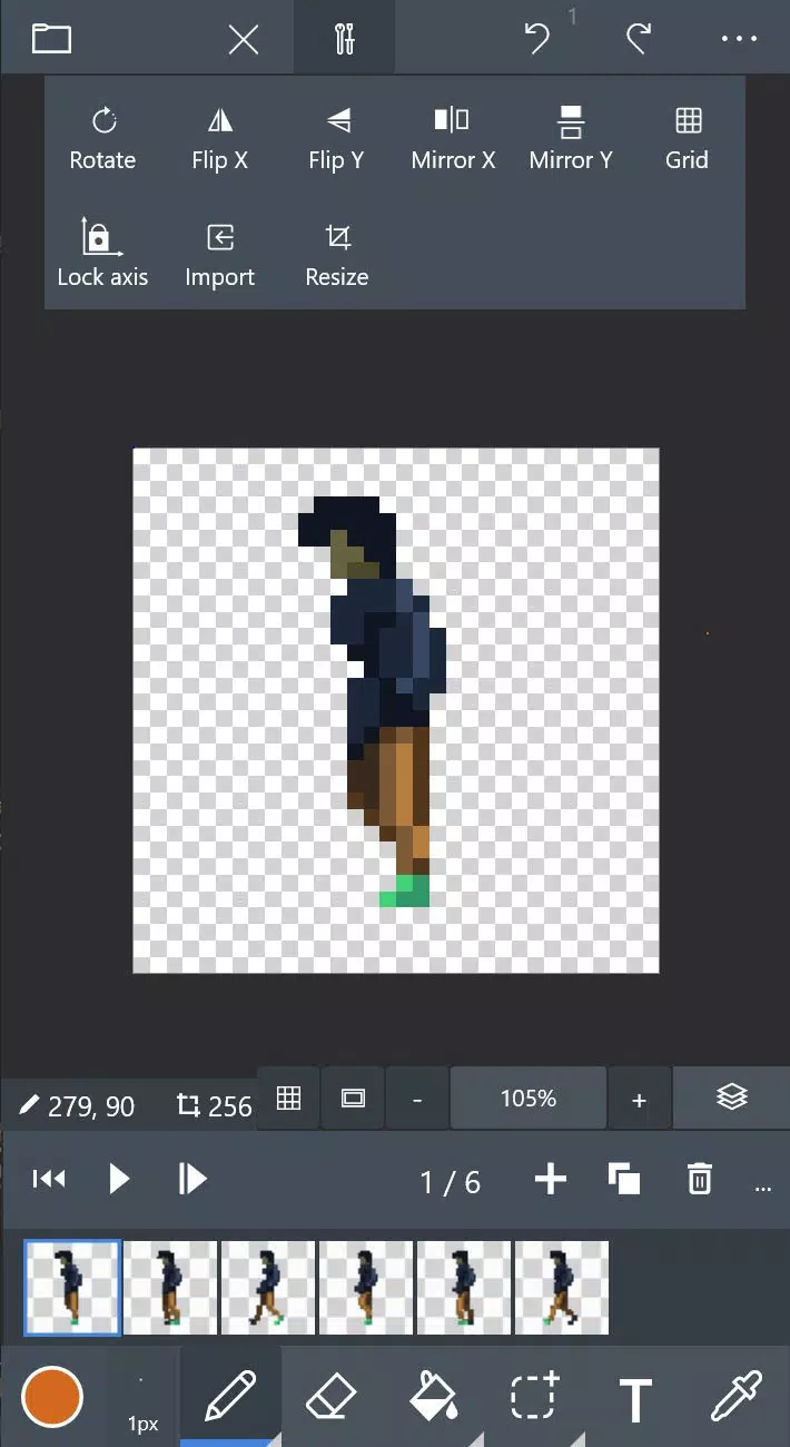 Pix2D - Pixel art studio Captura de pantalla 3