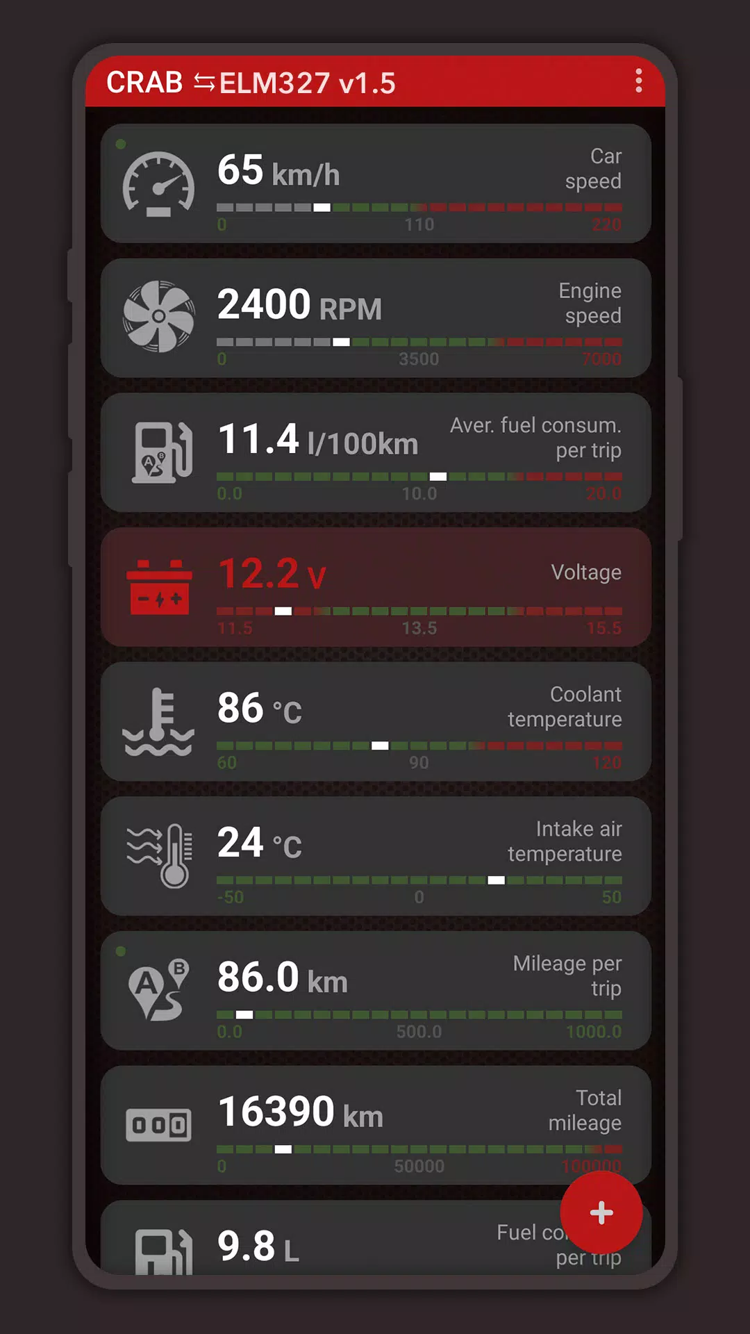 CRAB Car Scanner ဖန်သားပြင်ဓာတ်ပုံ 1