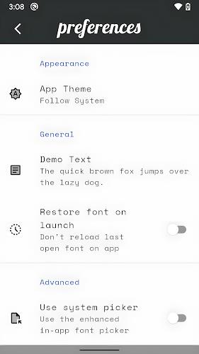 Font Viewer - Preview Fonts Captura de pantalla 2