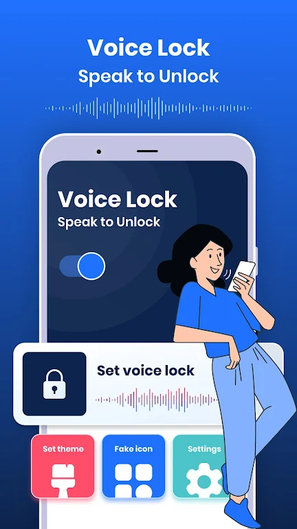 Voice Lock : Speak to Unlock Captura de tela 0