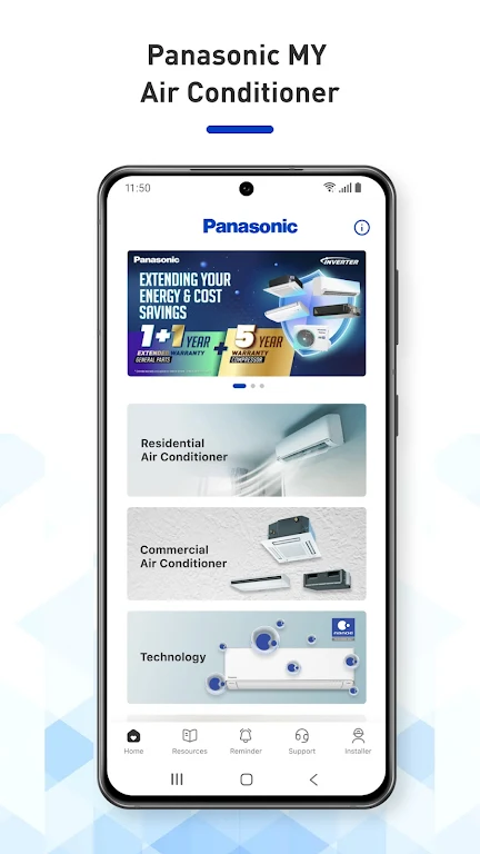 Panasonic MY Air Conditioner ภาพหน้าจอ 0