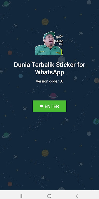 Dunia Terbalik WA Sticker Tangkapan skrin 0