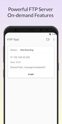 FTP Tool - FTP Server & Client Schermafbeelding 0