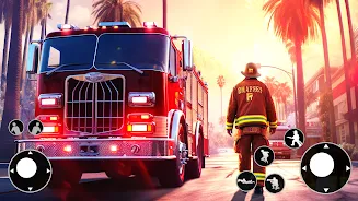 Fire Emergency Tycoon Games Captura de tela 0