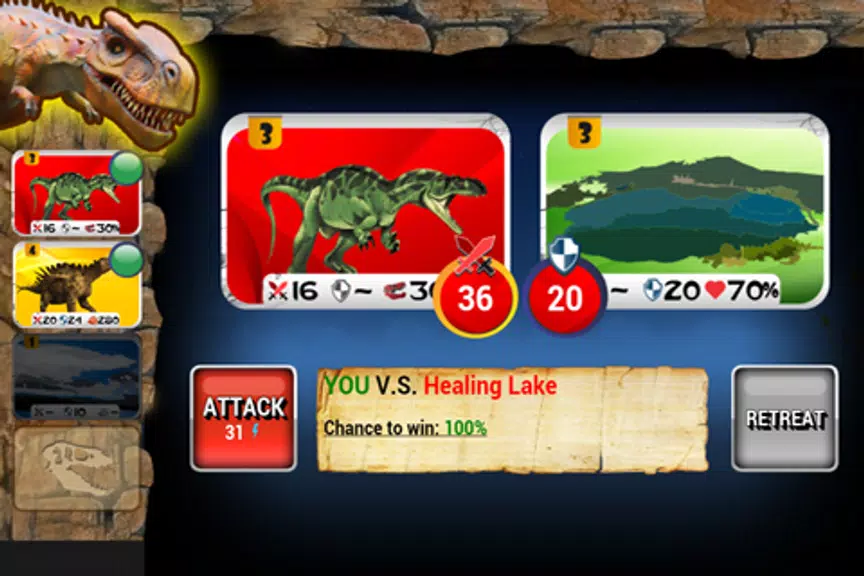 Dinosaur Online Card Wars ဖန်သားပြင်ဓာတ်ပုံ 1