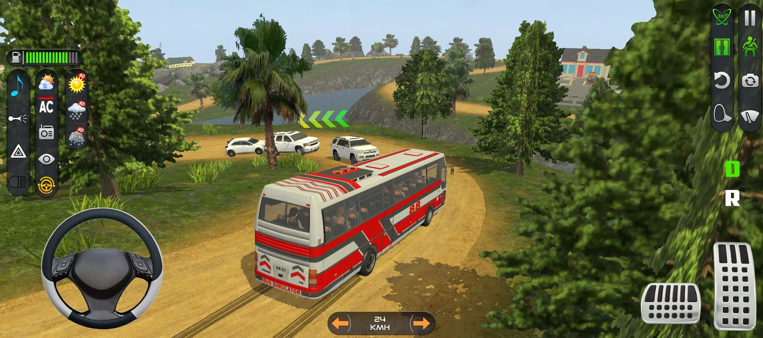 Offroad Bus: Coach Bus Driving Ảnh chụp màn hình 1