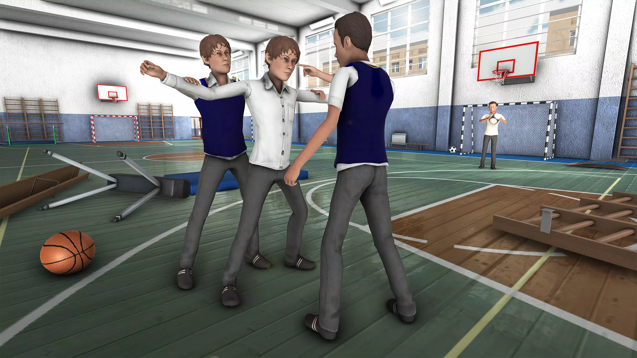 Bad Guys at School: Bad Boy 3D Zrzut ekranu 2