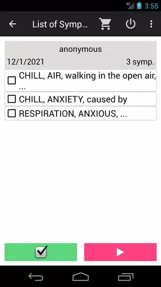 Homoeopathic Repertorium Screenshot 1