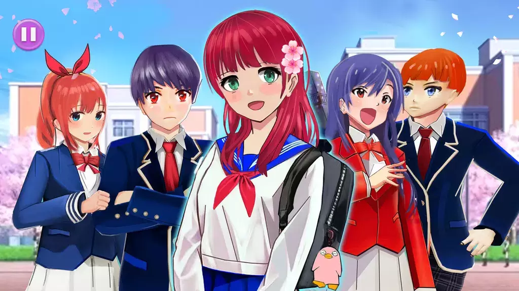 Anime High School Life Zrzut ekranu 3