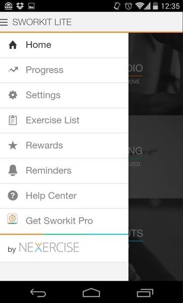 Sworkit Personal Trainer Captura de tela 3