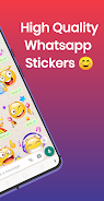 Moving Emoji Animated Stickers स्क्रीनशॉट 1