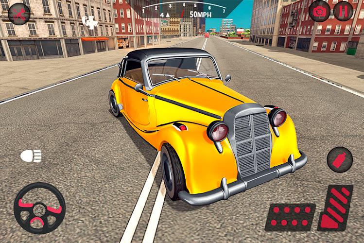 Classic Car Driving: Car Games Ekran Görüntüsü 2