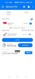 SlimFast VPN Captura de tela 1