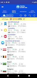 AirVPN Eddie Client GUI Tangkapan skrin 3