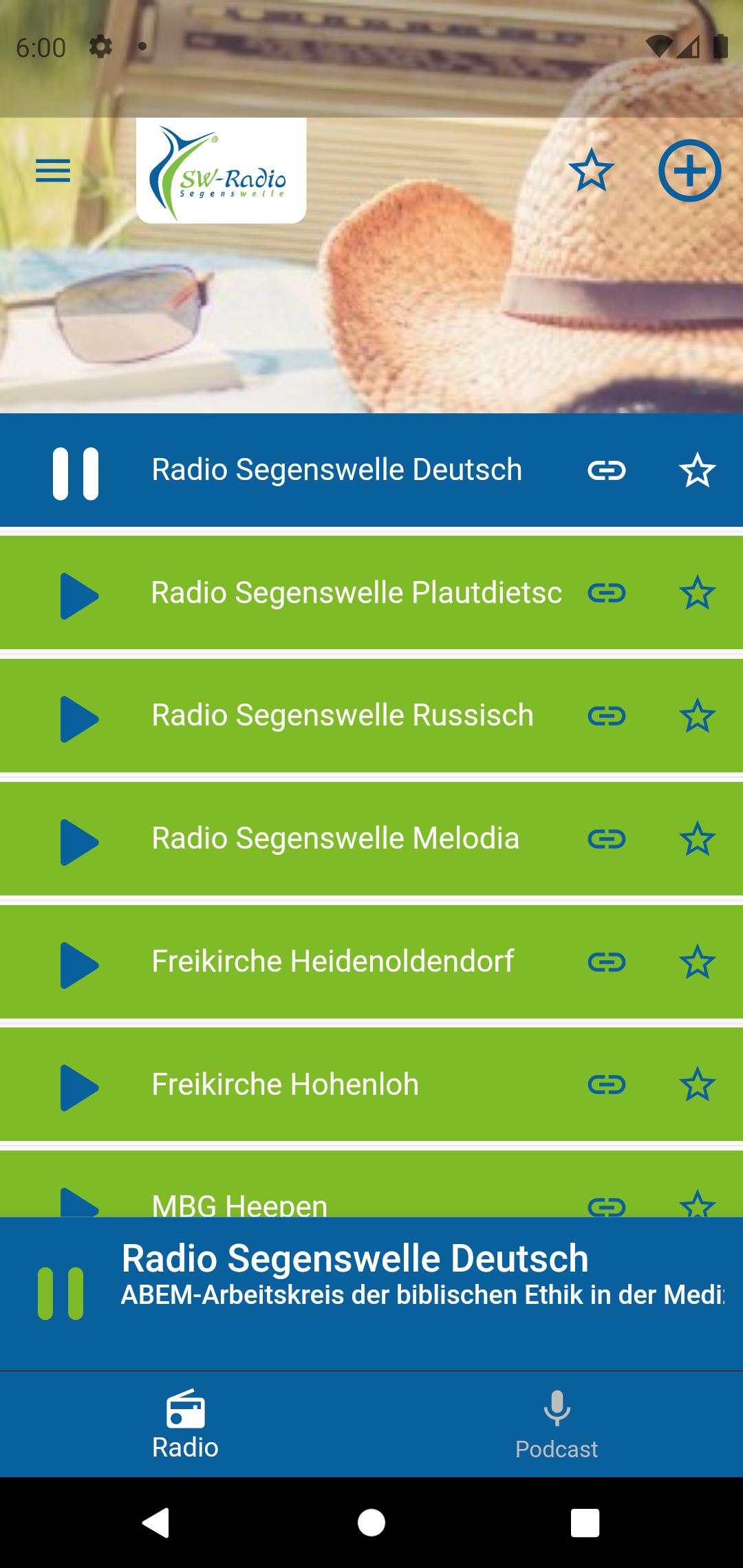 Radio Segenswelle Tangkapan skrin 0