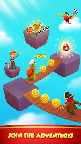 Coin Rush - Pirate GO! Ảnh chụp màn hình 1