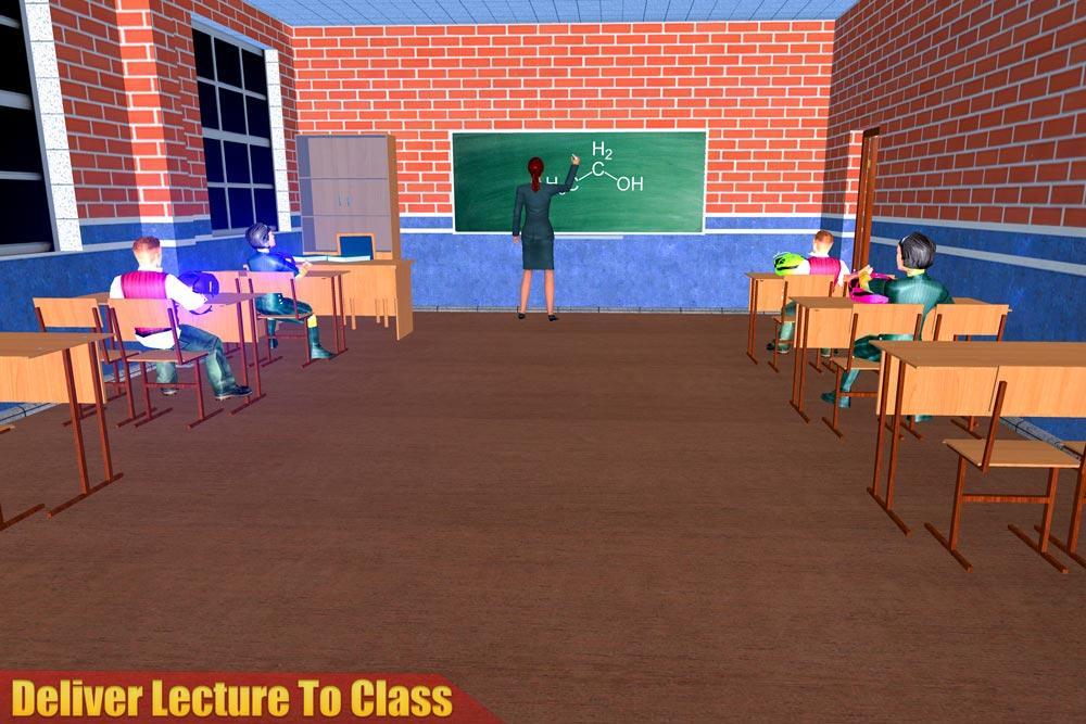 Virtual High School Teacher 3D Ảnh chụp màn hình 2