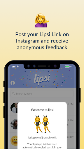 Schermata Lipsi - Anonymous messaging 2