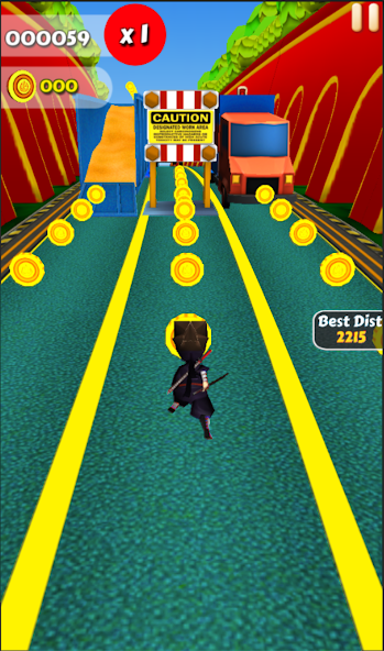 Run Subway Ninja Mod Tangkapan skrin 0