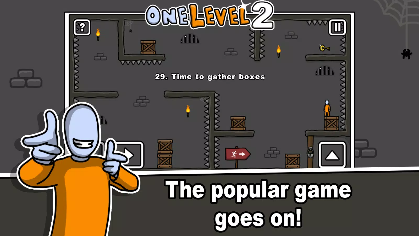 One Level 2 Stickman Jailbreak Captura de pantalla 0