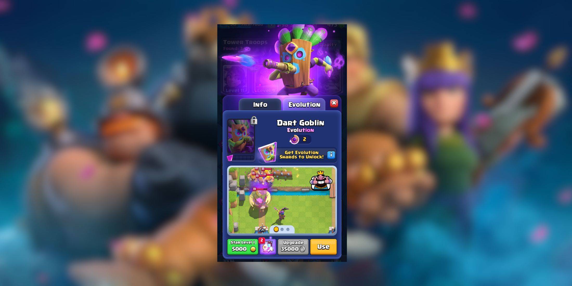 Sàn yêu tinh Evo Dart tốt nhất trong Clash Royale