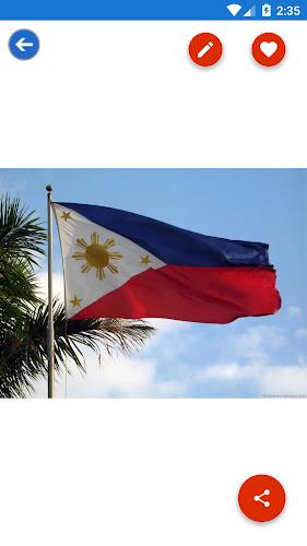 Philippines Flag Wallpaper: Fl 스크린샷 1