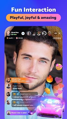 Blued: Gay Live Chat & Dating Schermafbeelding 1